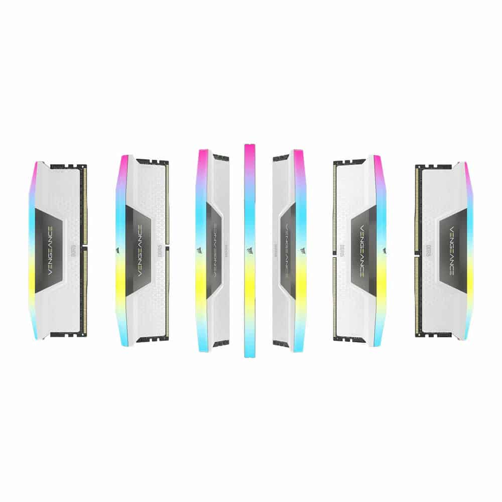 (image for) Corsair Vengeance RGB White 64GB 5200MHz DDR5 Memory Kit
